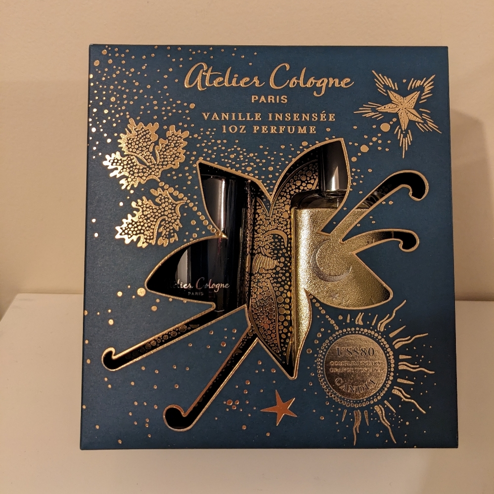 Atelier Cologne Vanille Insensee Absolue 30ml  With Leather Case + 35g candle